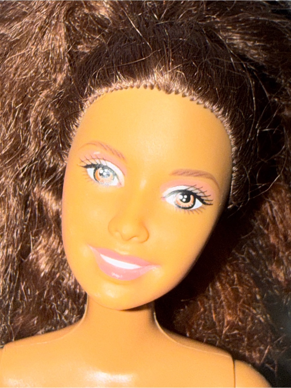 Barbie Mattel Teresa Doll Long Hair nude Brown Eyes